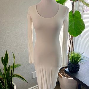 Forever 21 white soft stretchy dress worn once